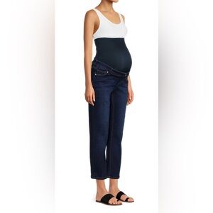 NWT - Maternity Straight Jeans with Belly Band.